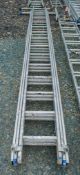 Zarges 3 stage aluminium ladder 33470120