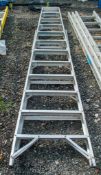 12 step aluminium step ladder