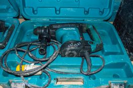 Makita HR3210C 110v SDS rotary hammer drill c/w carry case 16101387