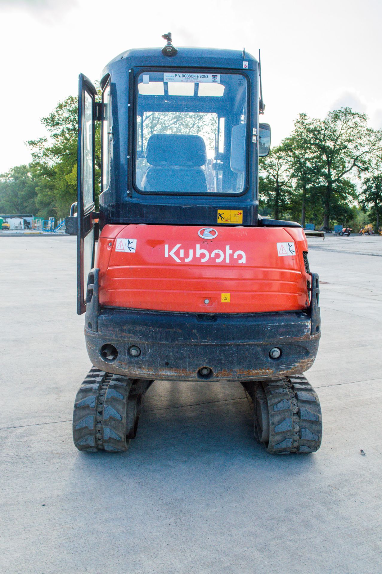 Kubota KX61-3 2.6 tonne rubber tracked excavator Year: 2015 S/N: 81539 Recorded Hours: 2696 EXC139 - Image 6 of 19