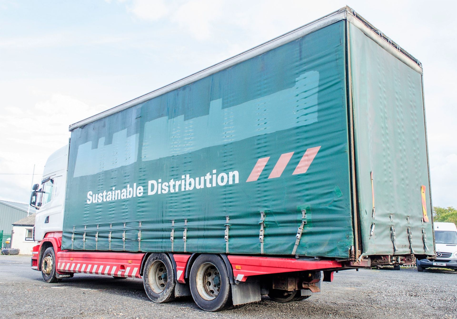 Scania R440 Topline 6 x 2 26 tonne curtain sided draw bar lorry Registration number: PK60 SYV Date - Image 4 of 26