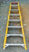 Lyte 8 tread fibre glass framed step ladder 1901LYT0718