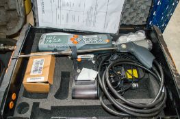 Testo 330-2 flue gas analyser c/w charger, printer, probe & carry case 3658001