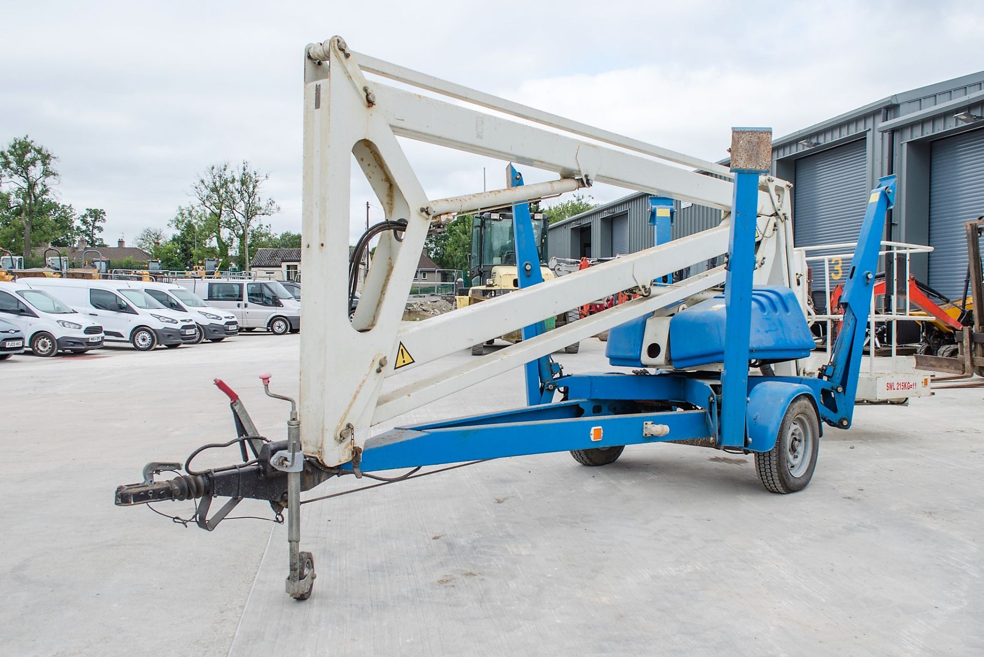 SEV Arial Access K13HS battery electric fast tow mobile articulated boom access platform Year: - Image 3 of 15