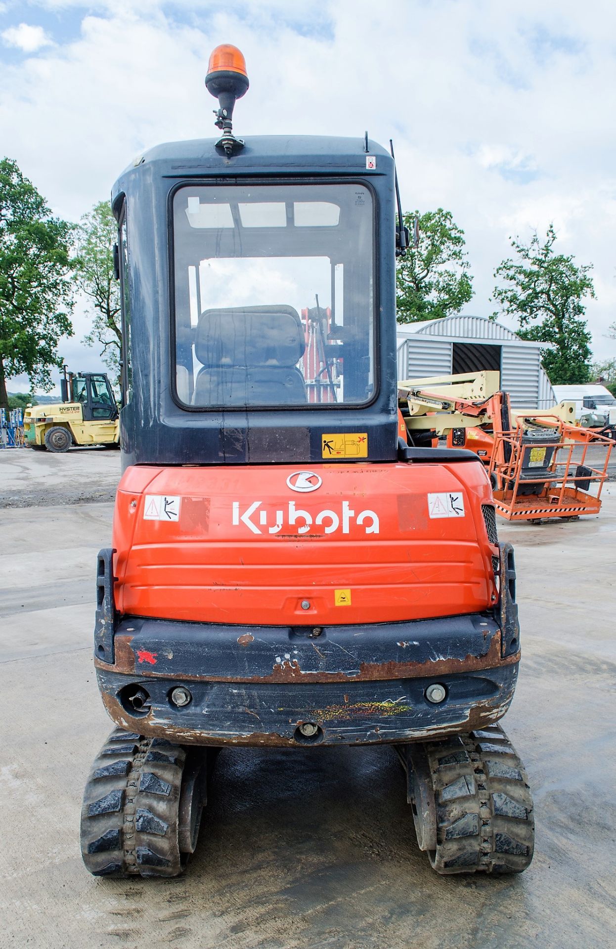 Kubota KX61-3 2.6 tonne rubber tracked excavator Year: 2015 S/N: 82259 Recorded Hours: 2075 blade, - Image 6 of 20