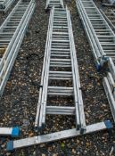 Lyte 3 stage aluminium ladder 13061088