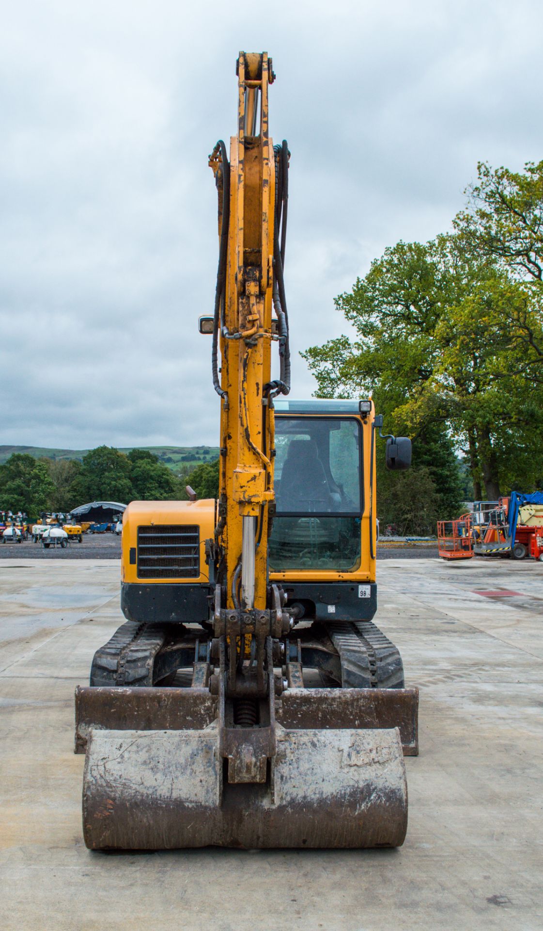 Hyundai Robex 80 CR-R 8 tonne rubber tracked excavatorYear: 2014S/N: 00720Recorded Hours: 5384c/w - Image 5 of 17