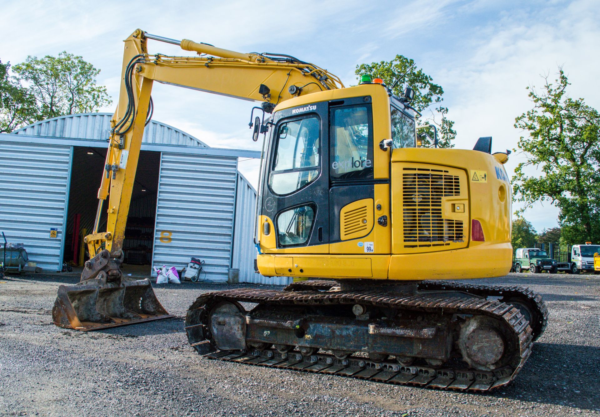 Komatsu PC 138 US - 11 14 tonne steel tracked excavator  Year: 2017  S/N: 50222 Recorded Hours: 5238 - Image 4 of 20