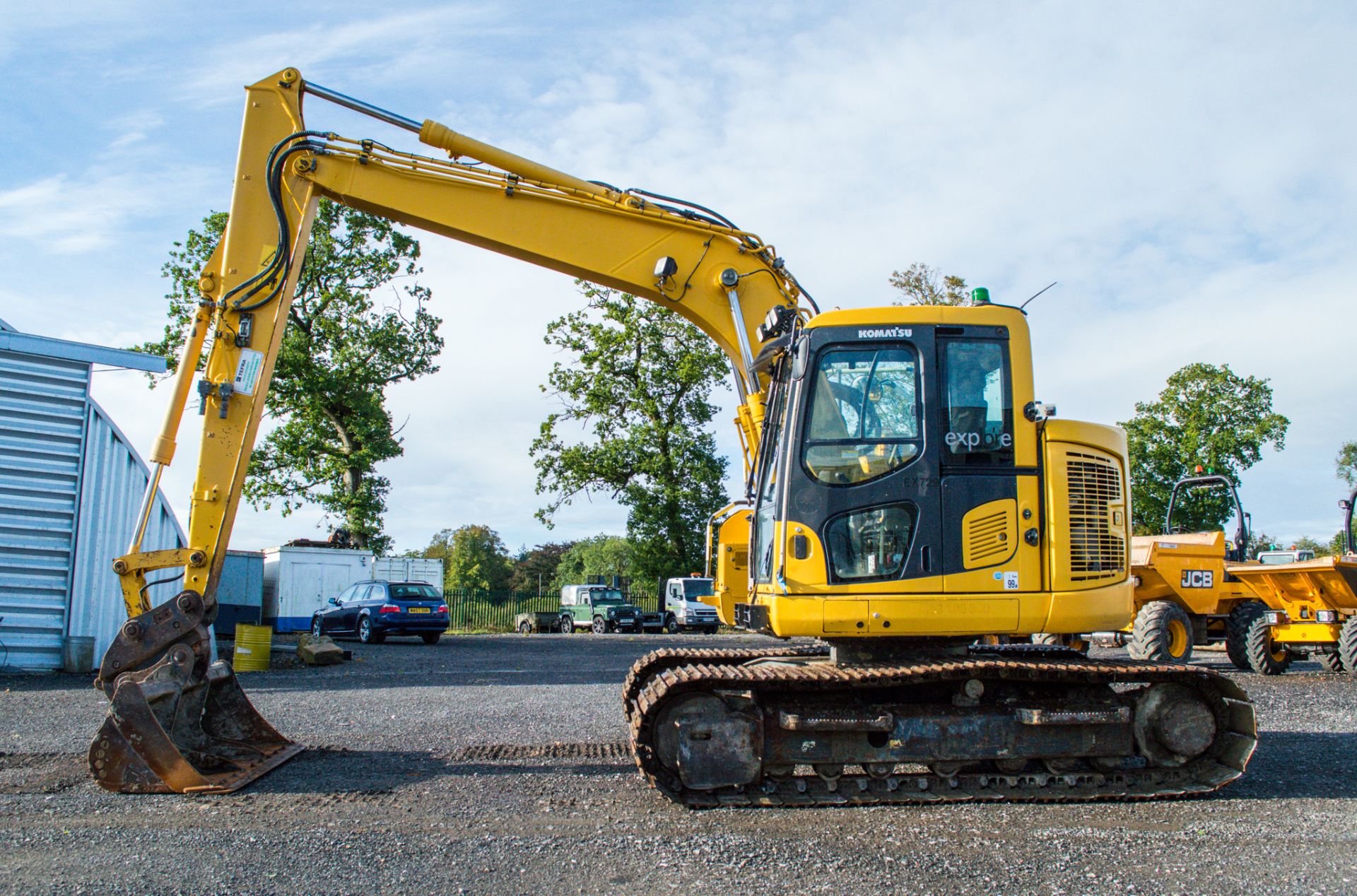 Komatsu PC 138 US - 11 14 tonne steel tracked excavator  Year: 2017  S/N: 50222 Recorded Hours: 5238 - Image 8 of 20