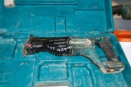 Makita DJR 18v cordless reciprocating saw c/w carry case MAK1444 ** No battery or charger **