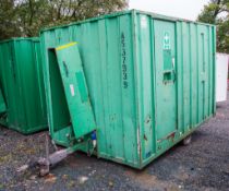 Ground Hog 12' by 8' fast tow self lowering welfare unit c/w canteen area, toilet room, generator