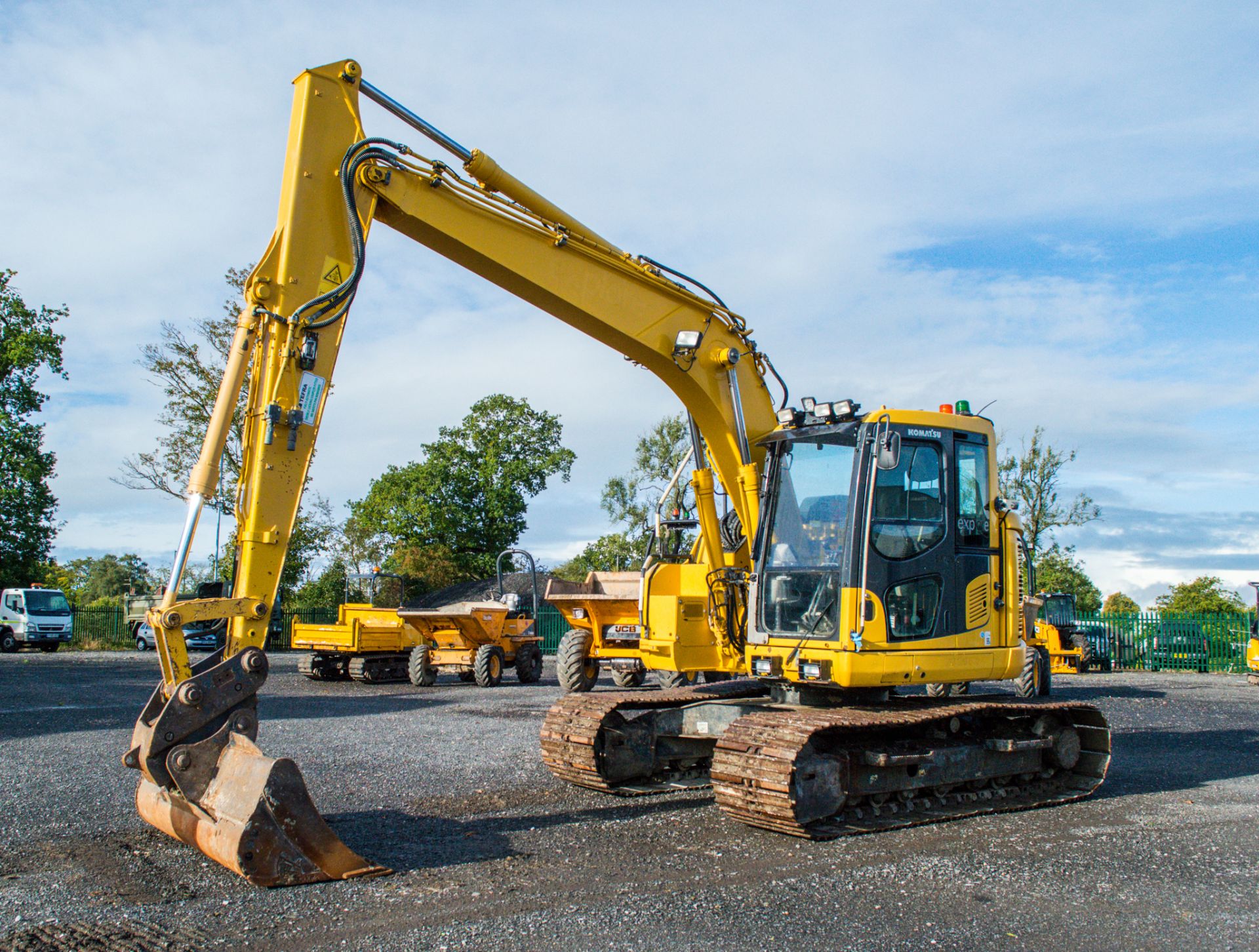 Komatsu PC 138 US - 11 14 tonne steel tracked excavator  Year: 2017  S/N: 50222 Recorded Hours: 5238