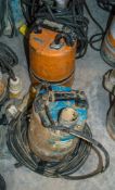 2 - 110v submersible water pumps