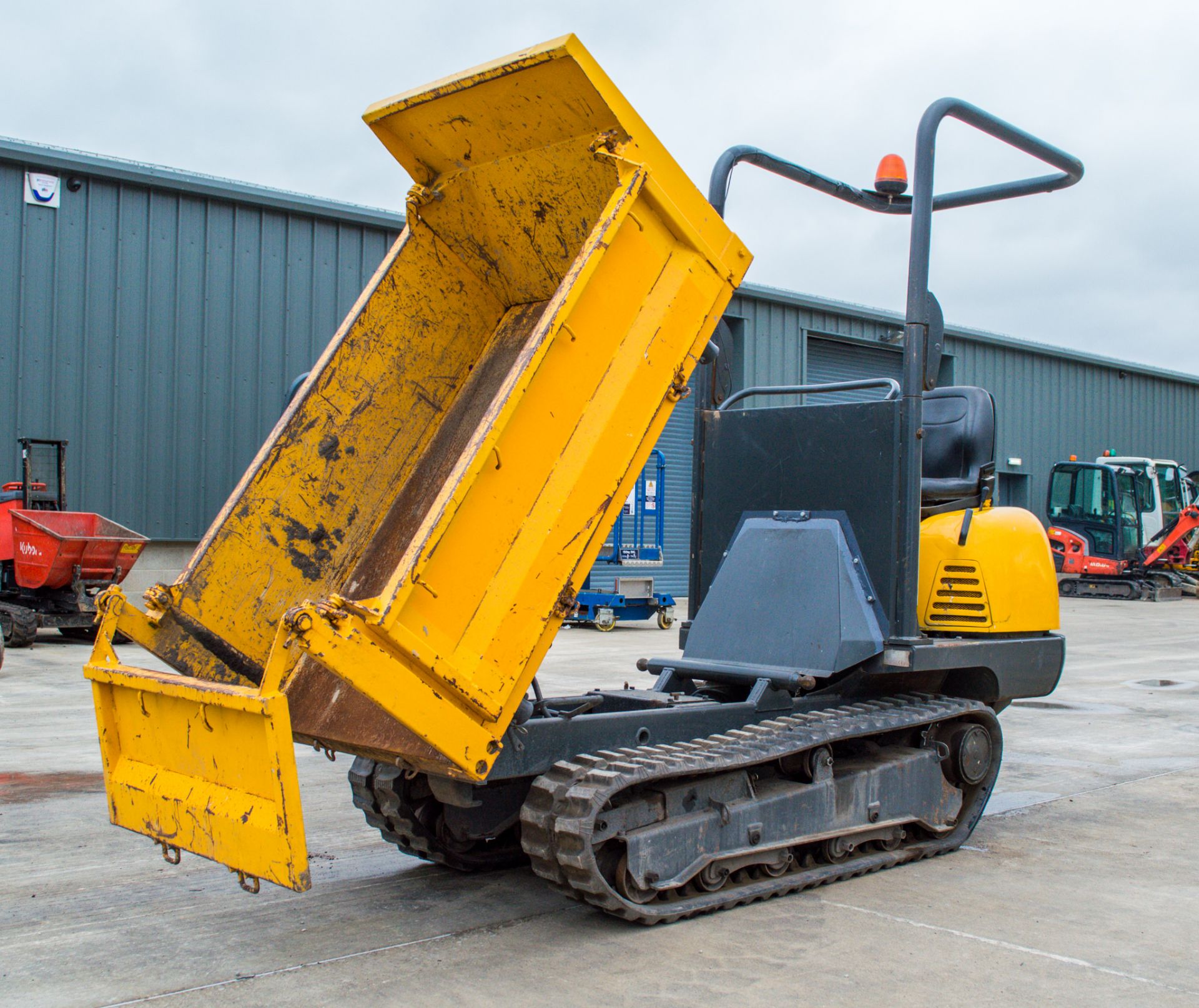 Yanmar C12-R 1.2 tonne straight skip rubber tracked dumper Recorded Hours: 1034 P3073 - Image 11 of 17