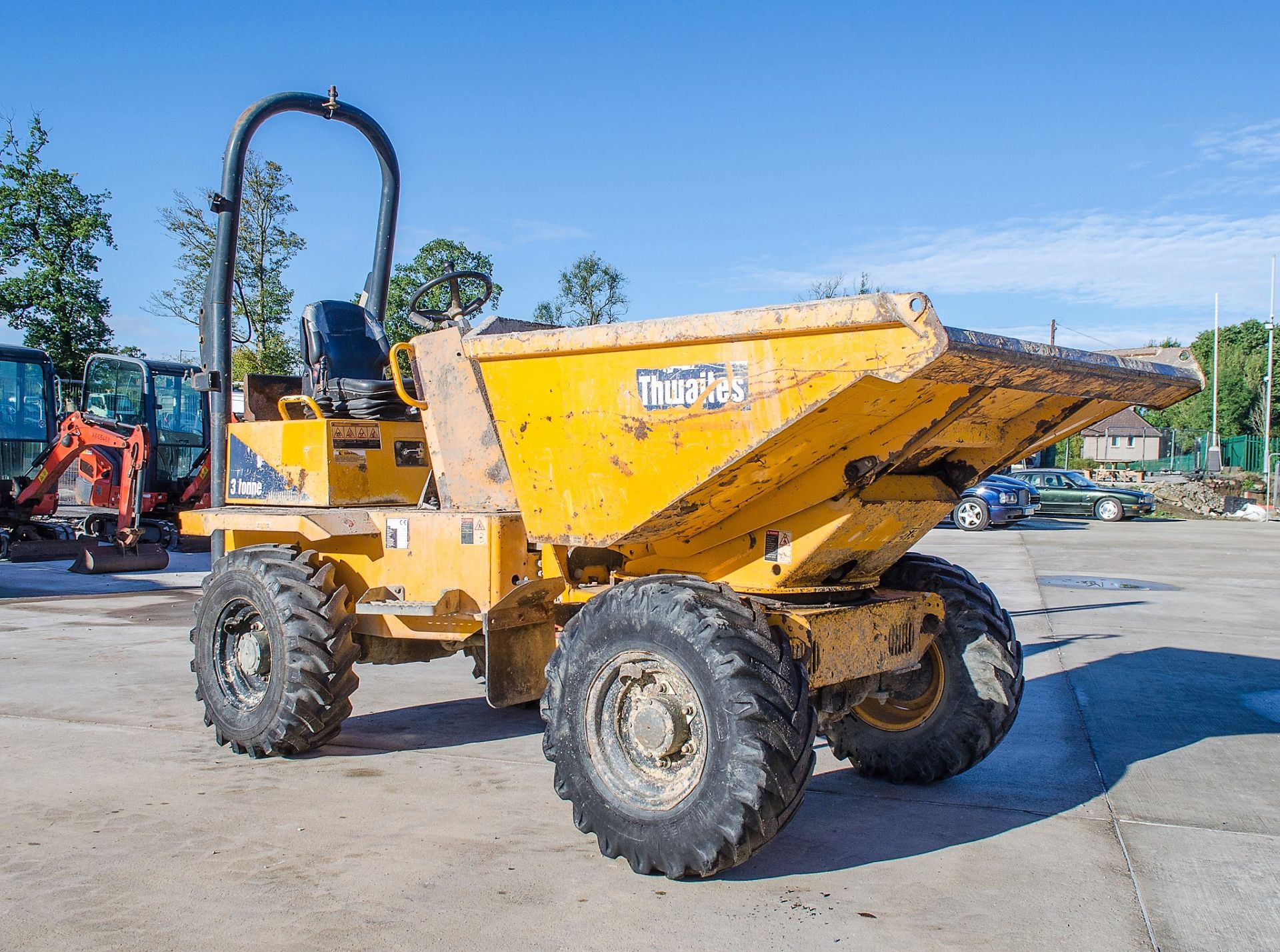 Thwaites 3 tonne swivel skip dumper  Year: 2013 S/N: C5134 Recorded Hours: 1903 ** Engine - Image 2 of 20