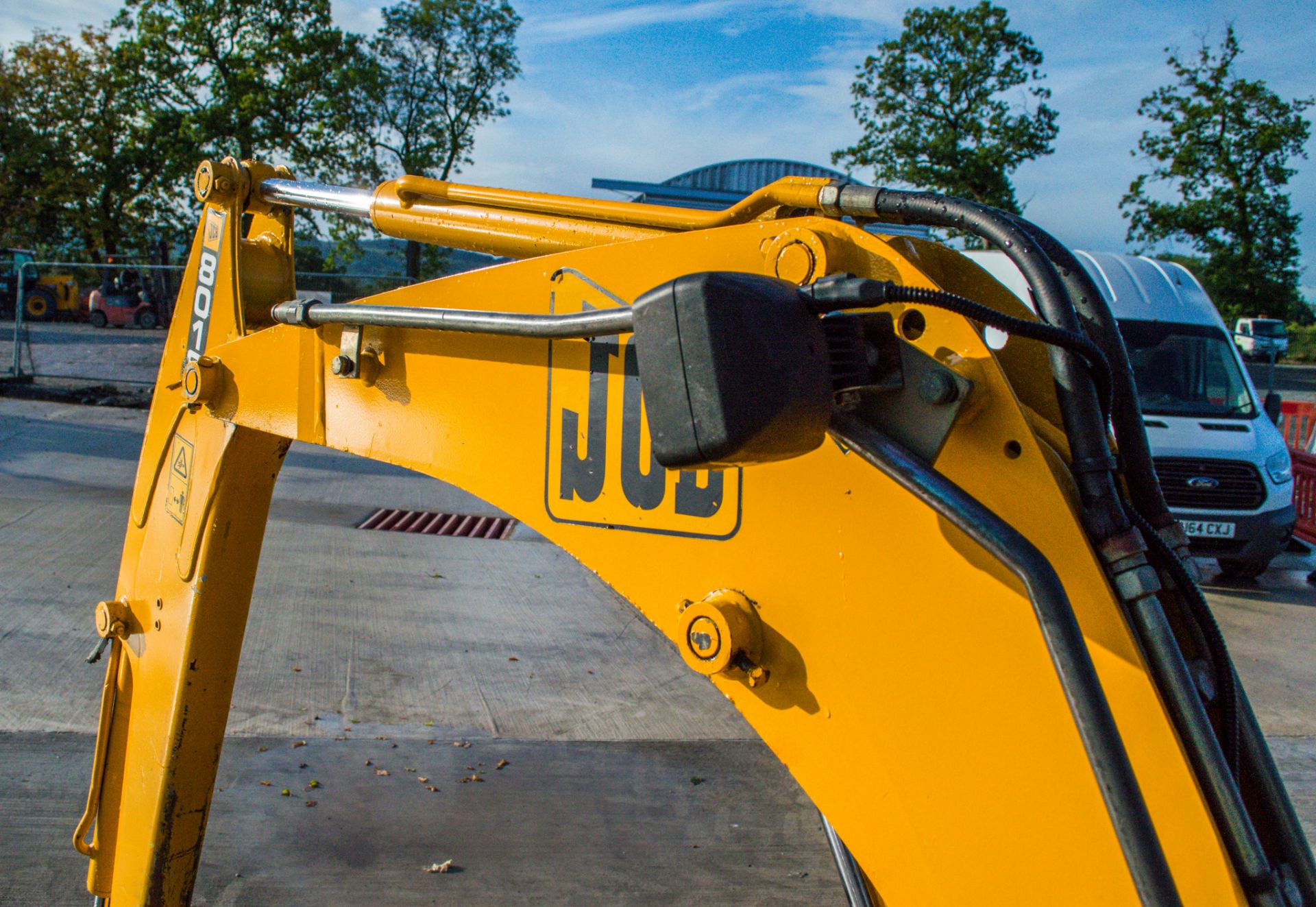 JCB 801.6 1.5 tonne rubber tracked mini excavator S/N: 7491 Recorded Hours: Not displayed (Clock - Image 11 of 17