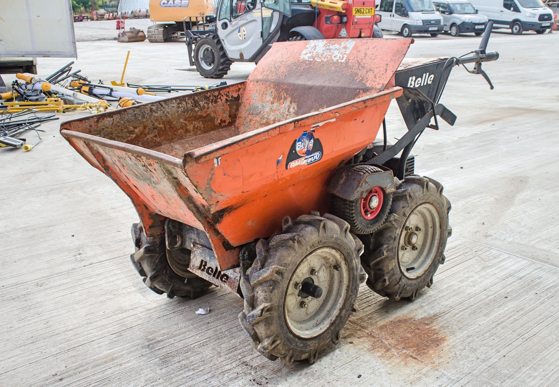 Belle BMD 300 petrol driven walk behind dumper  2228 - 0050