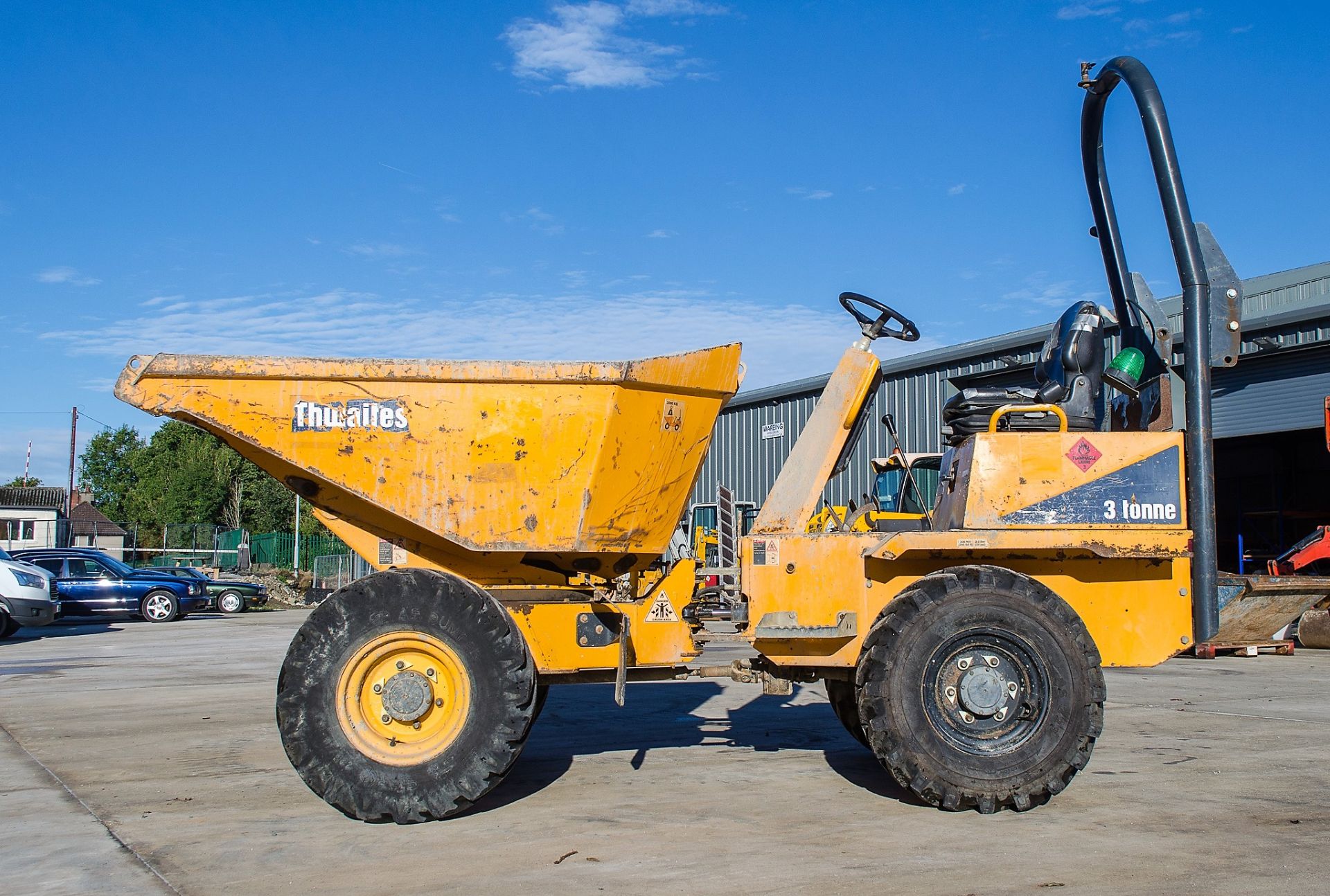 Thwaites 3 tonne swivel skip dumper  Year: 2013 S/N: C5134 Recorded Hours: 1903 ** Engine - Image 8 of 20