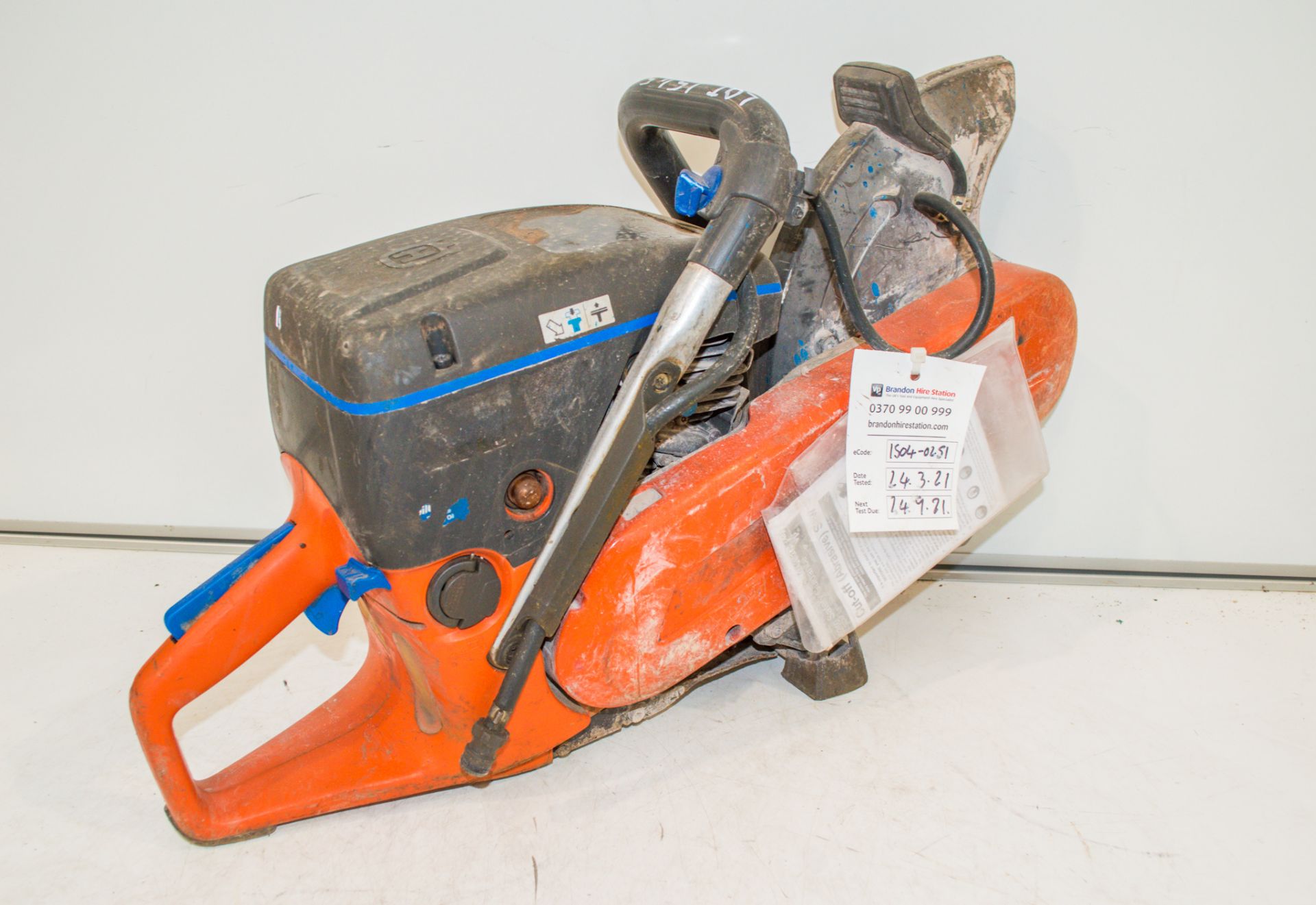 Husqvarna K760 petrol driven cut off saw 15040477 - Image 2 of 2