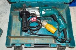 Makita HP2050 110v power drill c/w carry case 11012210