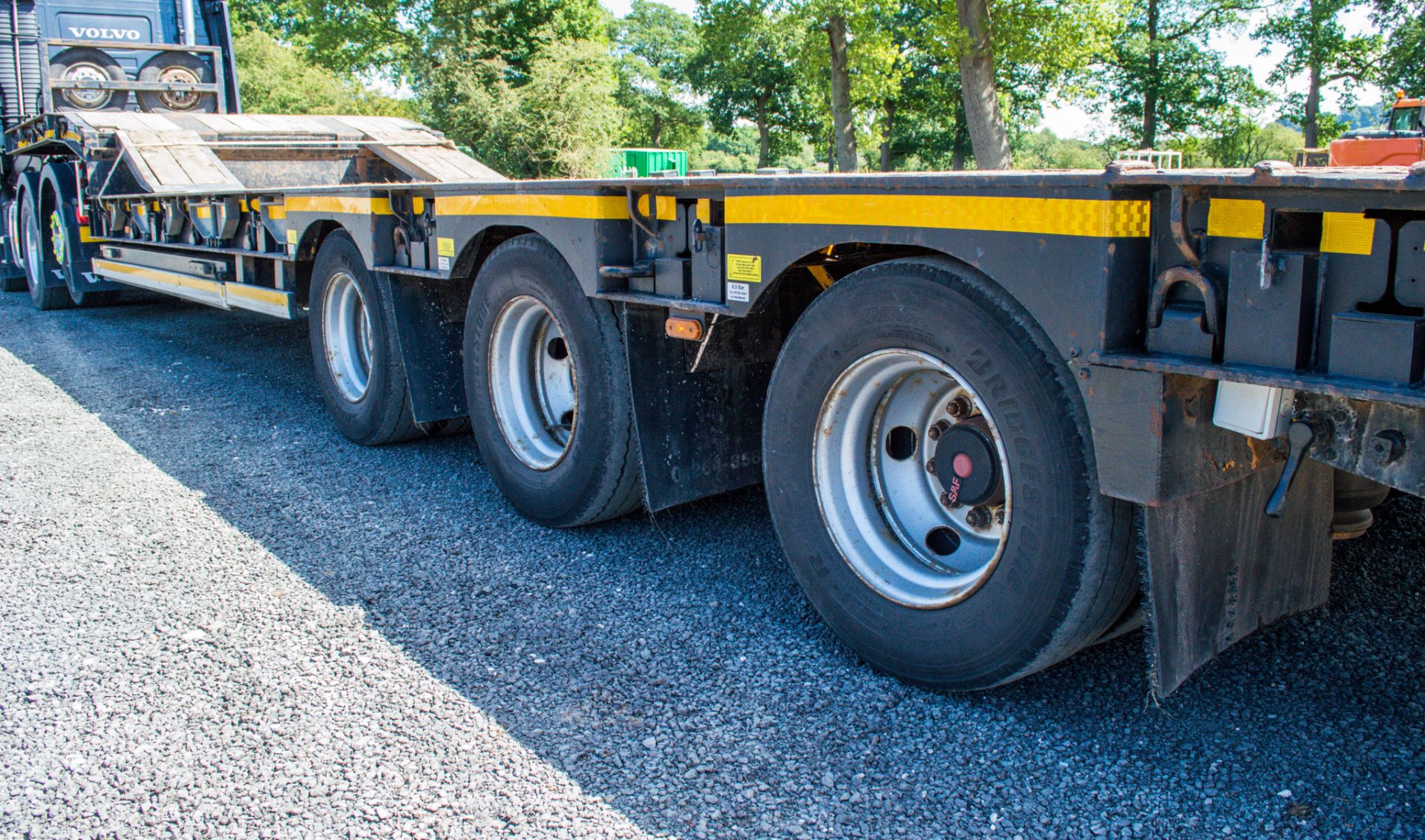 Andover SFLT 44 tri axle step frame low loader trailer  Year: 2014 S/N: E0850005 Ministery Number: - Image 4 of 28