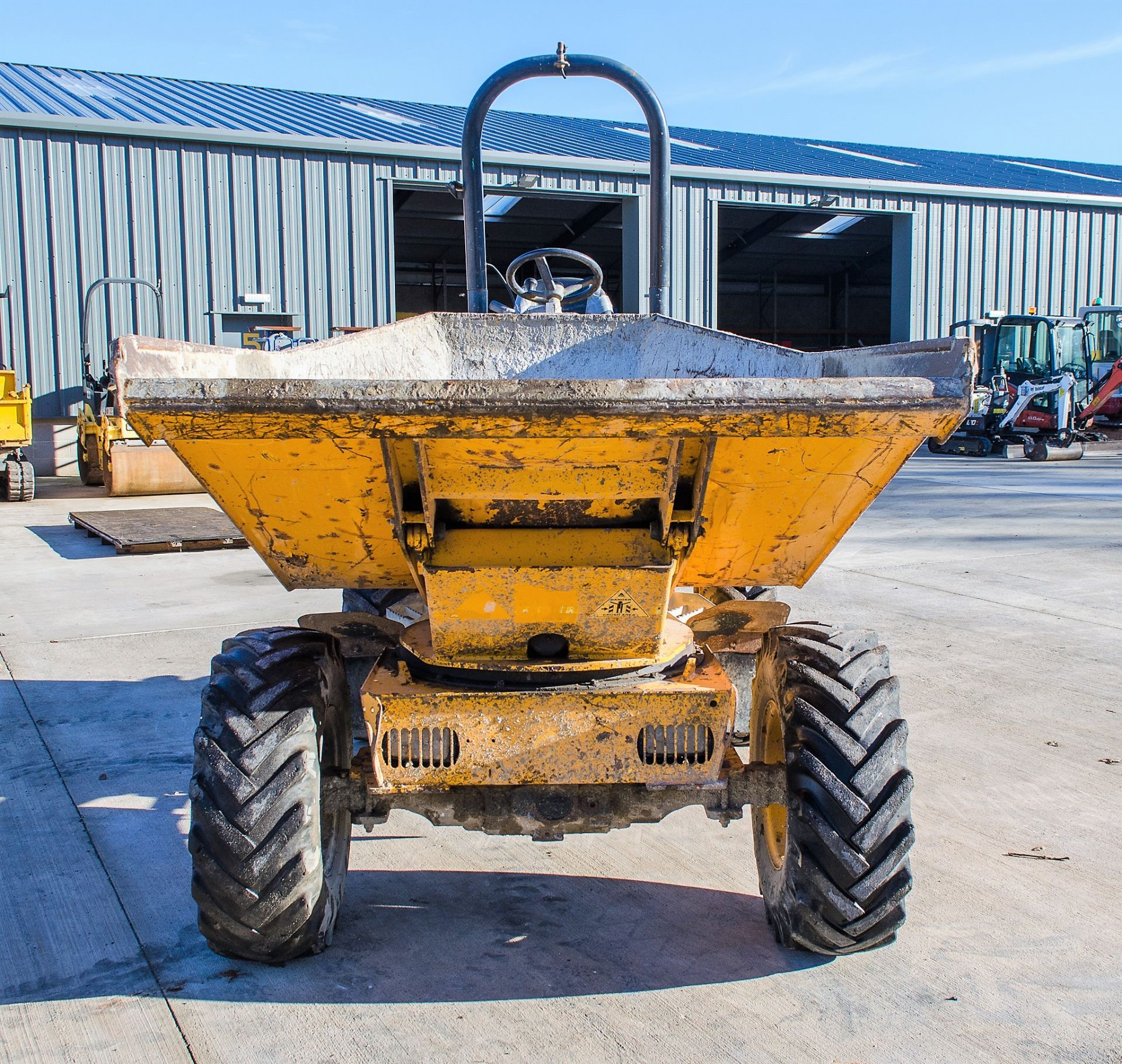 Thwaites 3 tonne swivel skip dumper  Year: 2013 S/N: C5134 Recorded Hours: 1903 ** Engine - Image 5 of 20