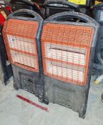 2 - Rhino 110v infra red heaters