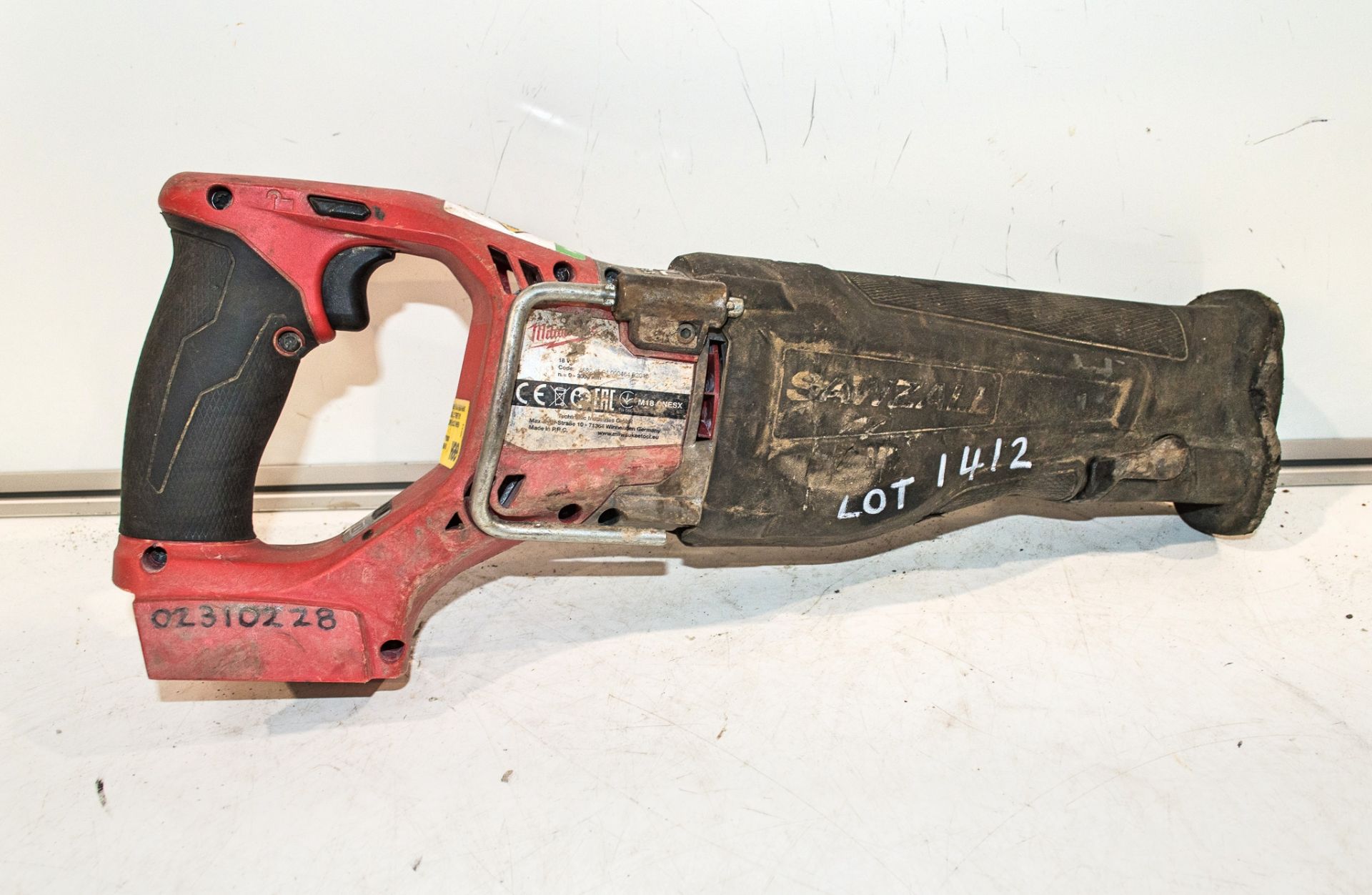 Milwaukee M18 18v cordless reciprocating saw 02310228 ** No charger or battery **