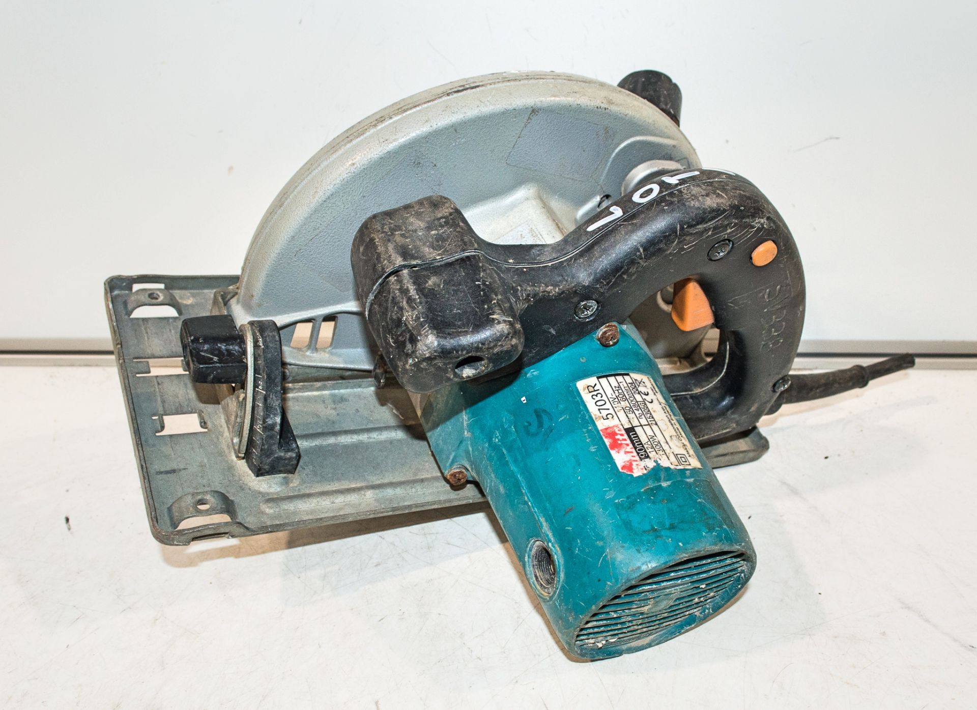 Makita 5703R 110v circular saw SV8284 ** Cord cut off ** - Image 2 of 2