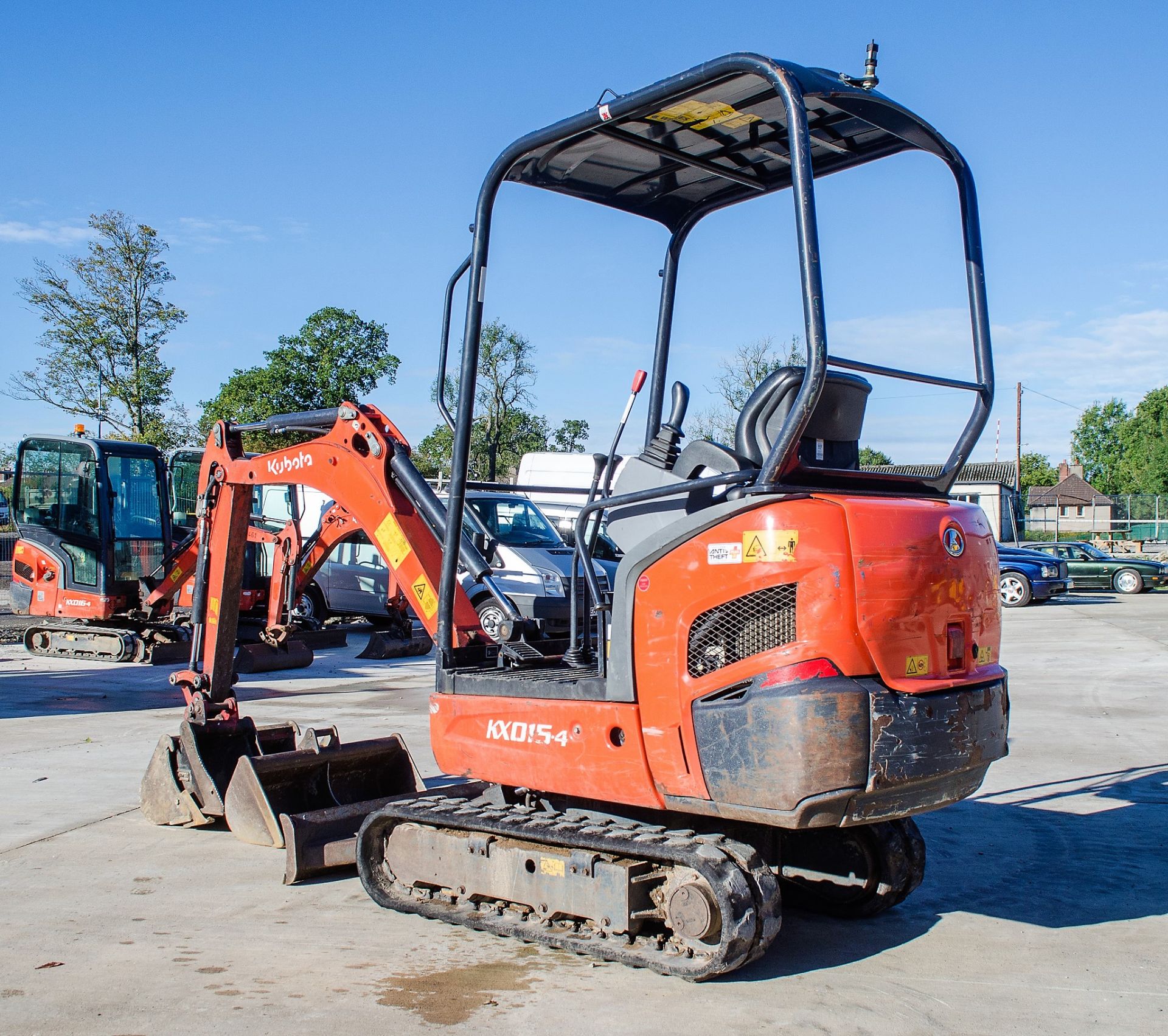 Kubota KX015-4 1.5 tonne rubber tracked mini excavator Year: 2016 S/N: 59647 Recorded Hours: 1527 - Image 3 of 20