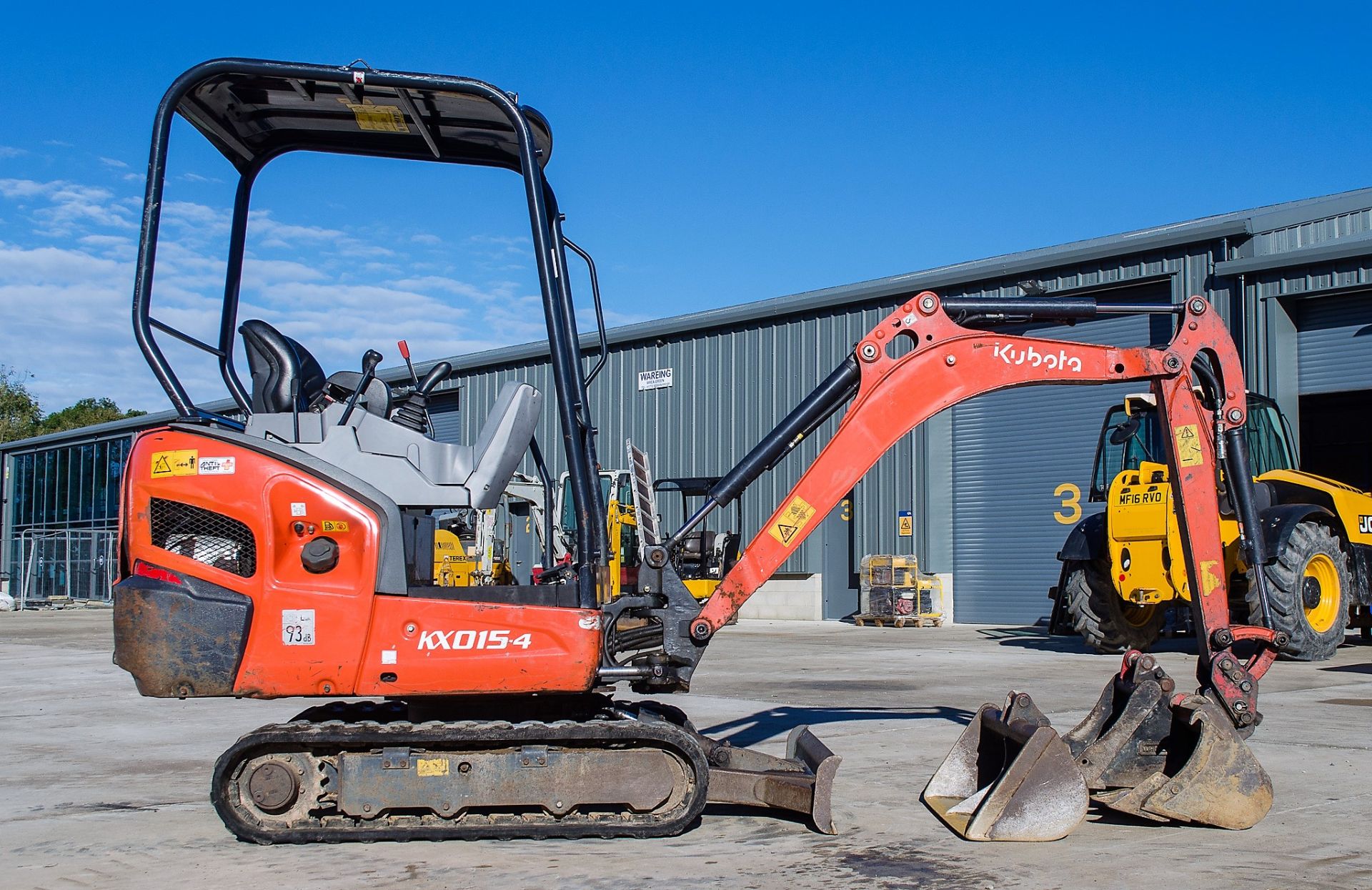 Kubota KX015-4 1.5 tonne rubber tracked mini excavator Year: 2016 S/N: 59647 Recorded Hours: 1527 - Image 8 of 20