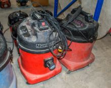 2 - Numatic NVDQ570 240v & 110v vacuum cleaners