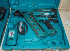 Makita GN900 cordless nail gun c/w charger, 2 - batteries & carry case 14108212