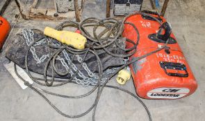 CM Lodestar 1 tonne/25 metre 110v chain block c/w control pendant 15102200