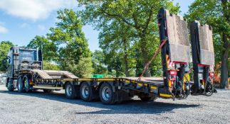 Andover SFLT 44 tri axle step frame low loader trailer  Year: 2014 S/N: E0850005 Ministery Number: