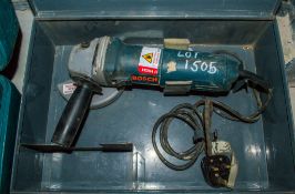 Bosch GWS 10-125 240v angle grinder c/w carry case