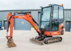Kubota KX016-4 1.6 tonne rubber tracked excavator Year: 2013 S/N: 56652 Recorded Hours: 3393 c/w