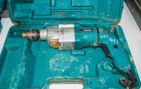 Makita HP2032 110v power drill c/w carry case 00DJ361 ** Cord cut off **