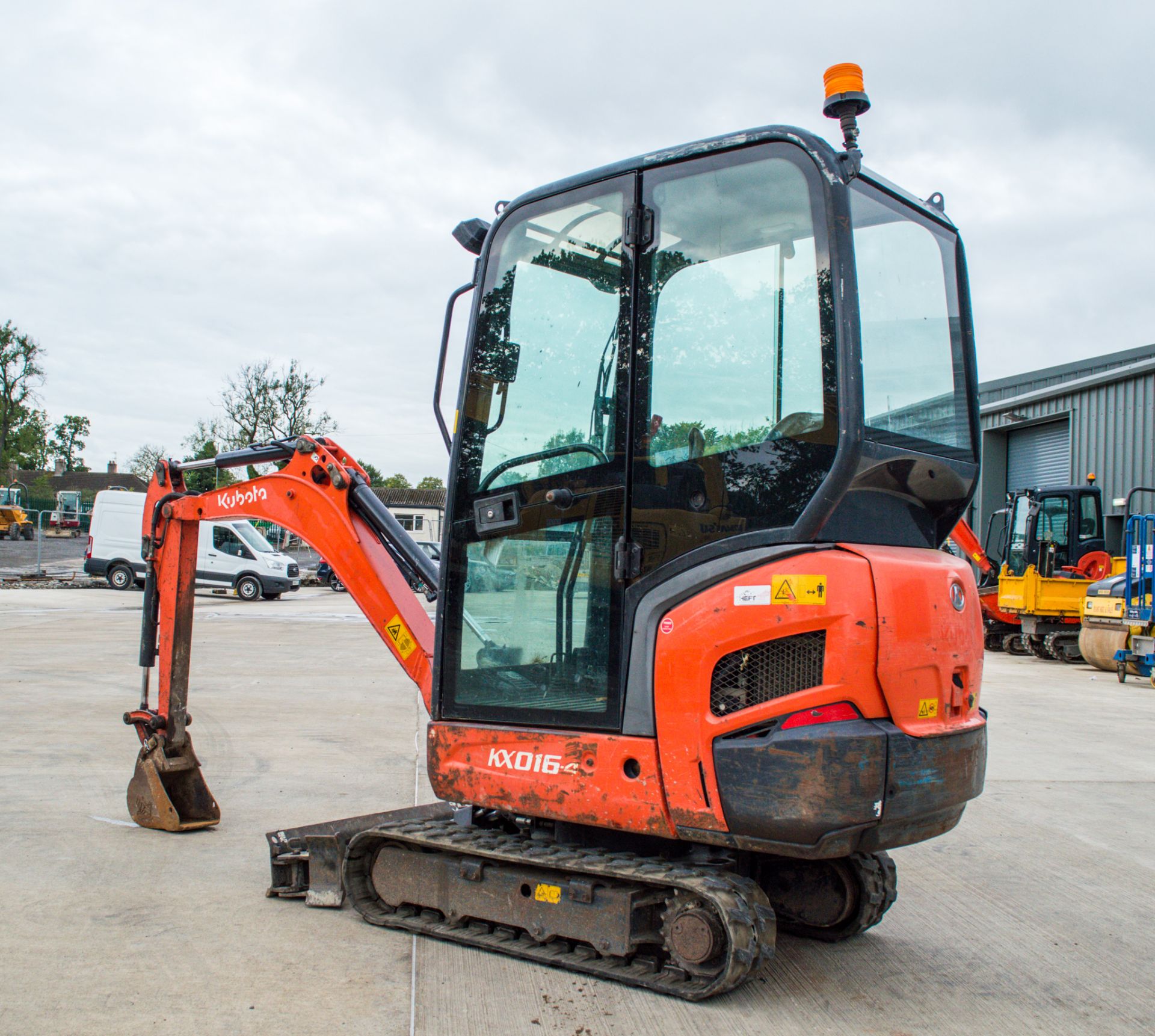 Kubota KX016-4 1.6 tonne rubber tracked excavator Year: 2013 S/N: 56652 Recorded Hours: 3393 c/w - Image 4 of 16