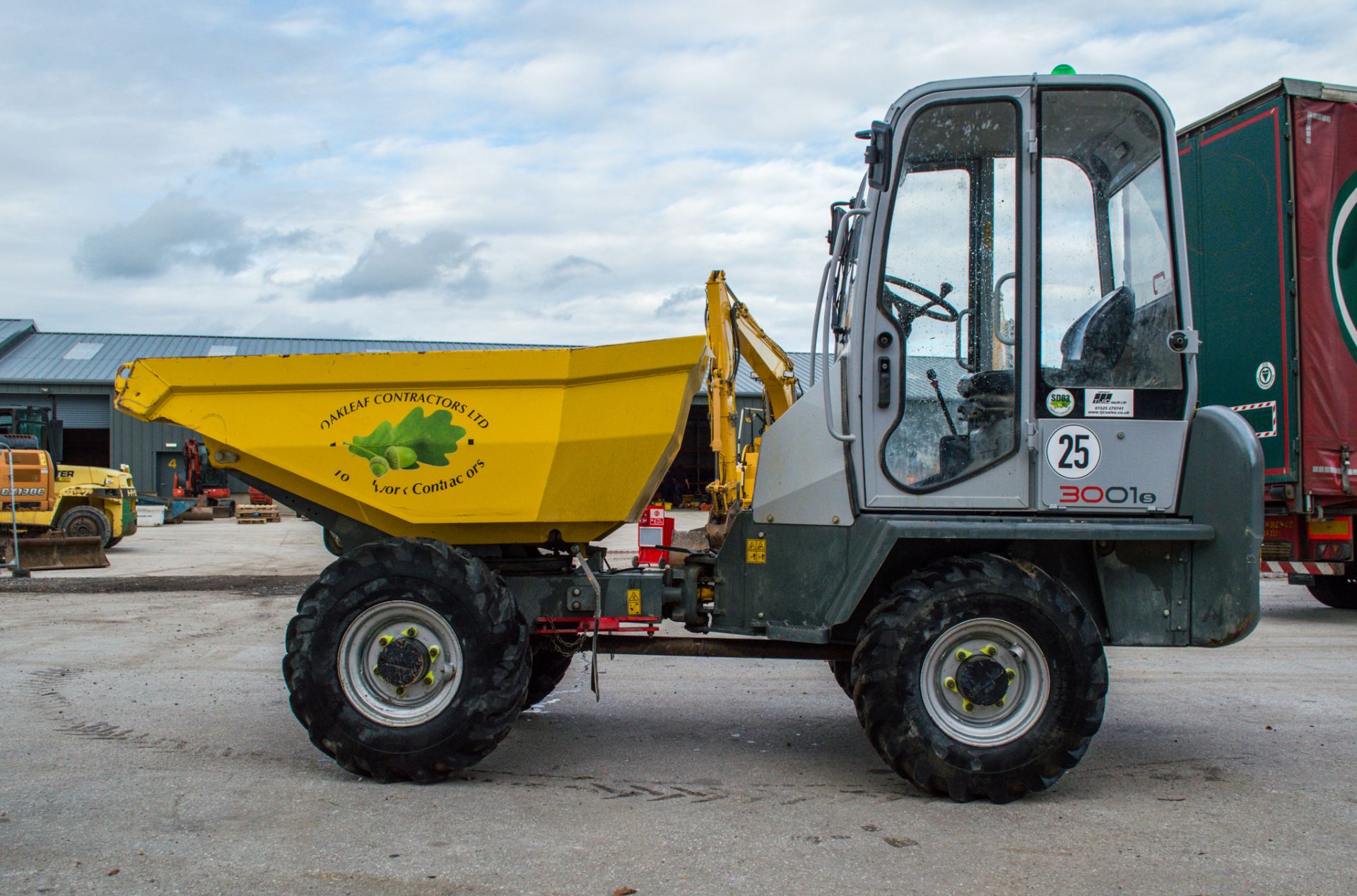 Wacker Neuson 3001 3 tonne cabbed swivel skip dumper Year: 2019 S/N: 02573 Recorded Hours: 794 - Image 8 of 18