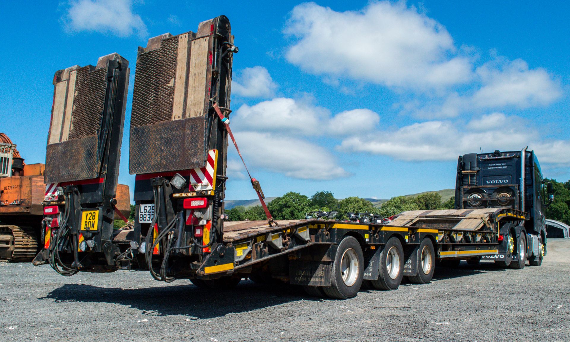 Andover SFLT 44 tri axle step frame low loader trailer  Year: 2014 S/N: E0850005 Ministery Number: - Image 5 of 28