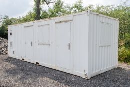 25 ft x 9 ft steel anti vandal welfare site unit Comprising of: Office, Canteen, changing/drying
