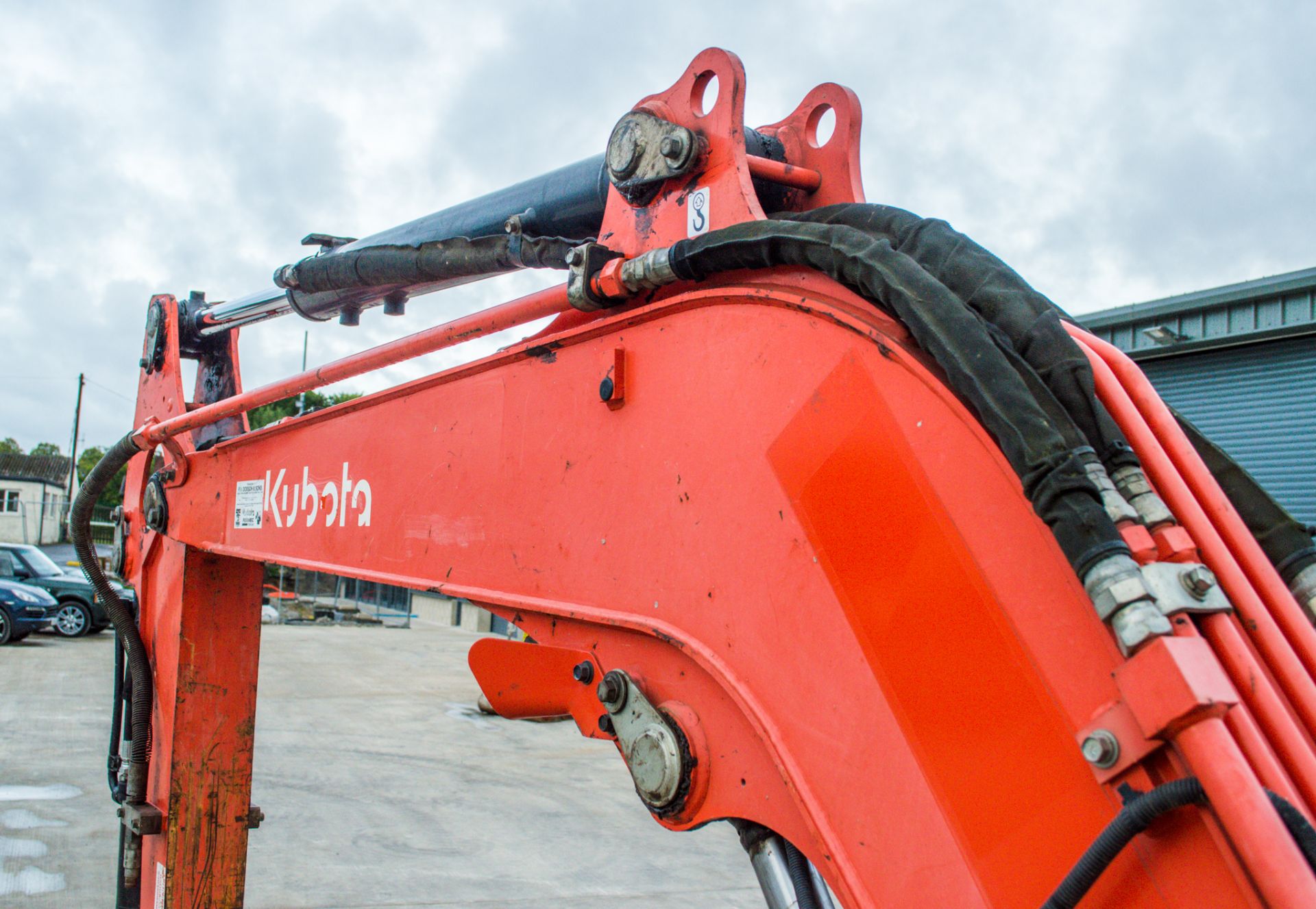 Kubota U48-4 4.8 tonne rubber tracked excavator Year: 2011 S/N: 50890 Recorded Hours: 4472 c/w - Image 12 of 18