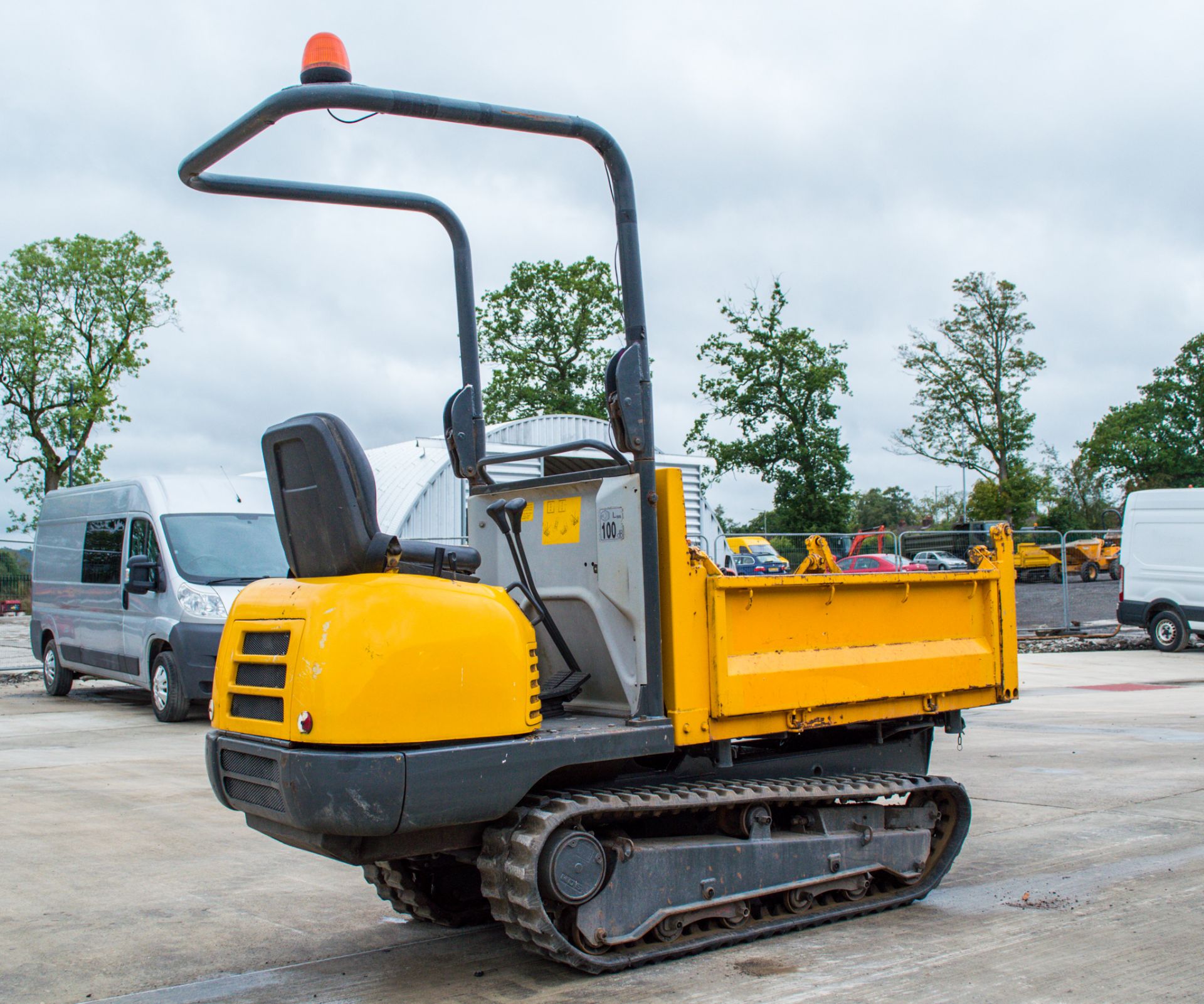 Yanmar C12-R 1.2 tonne straight skip rubber tracked dumper Recorded Hours: 1034 P3073 - Image 3 of 17