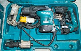 Makita HR3210C 110v SDS rotary hammer drill c/w carry case 17040390 ** In disrepair **