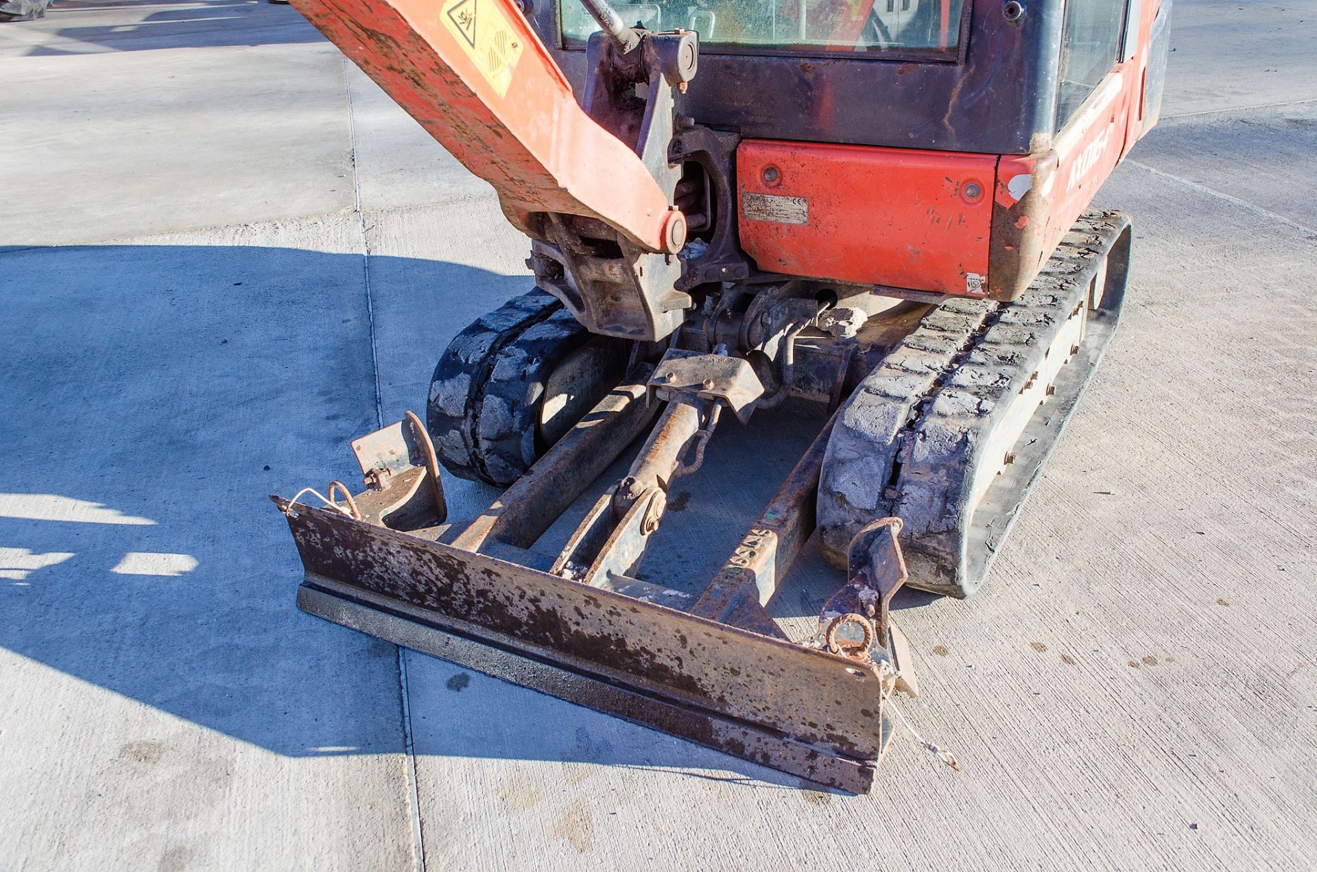 Kubota KX016-4 1.5 tonne rubber tracked mini excavator Year: 2015 S/N: 58688 Recorded Hours: 1736 - Image 11 of 19