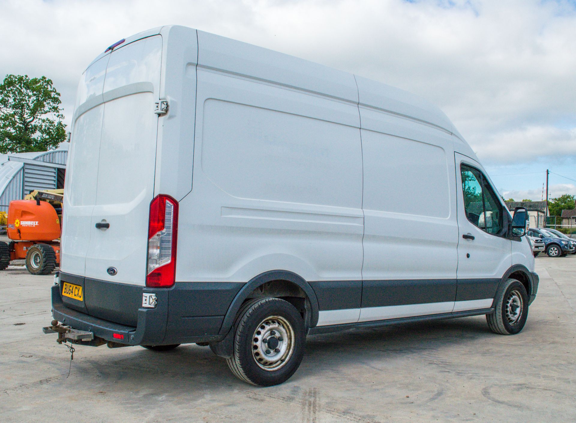 Ford Transit 350 RWD 2.2 TDCI 100 LWB high roof diesel panel van Registration number: BU64 CXJ - Image 3 of 22