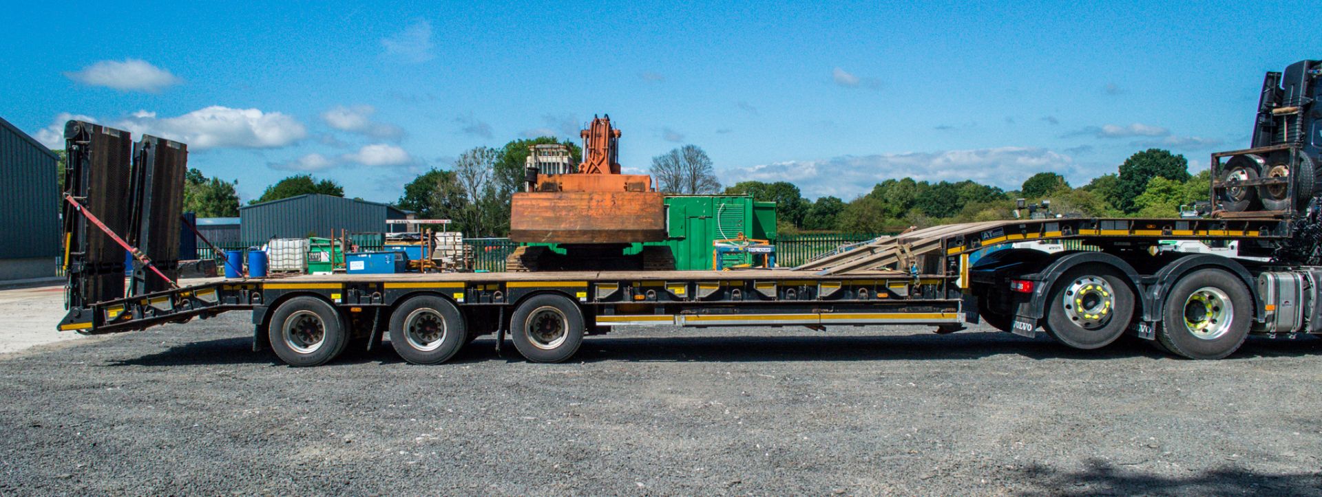 Andover SFLT 44 tri axle step frame low loader trailer  Year: 2014 S/N: E0850005 Ministery Number: - Image 7 of 28