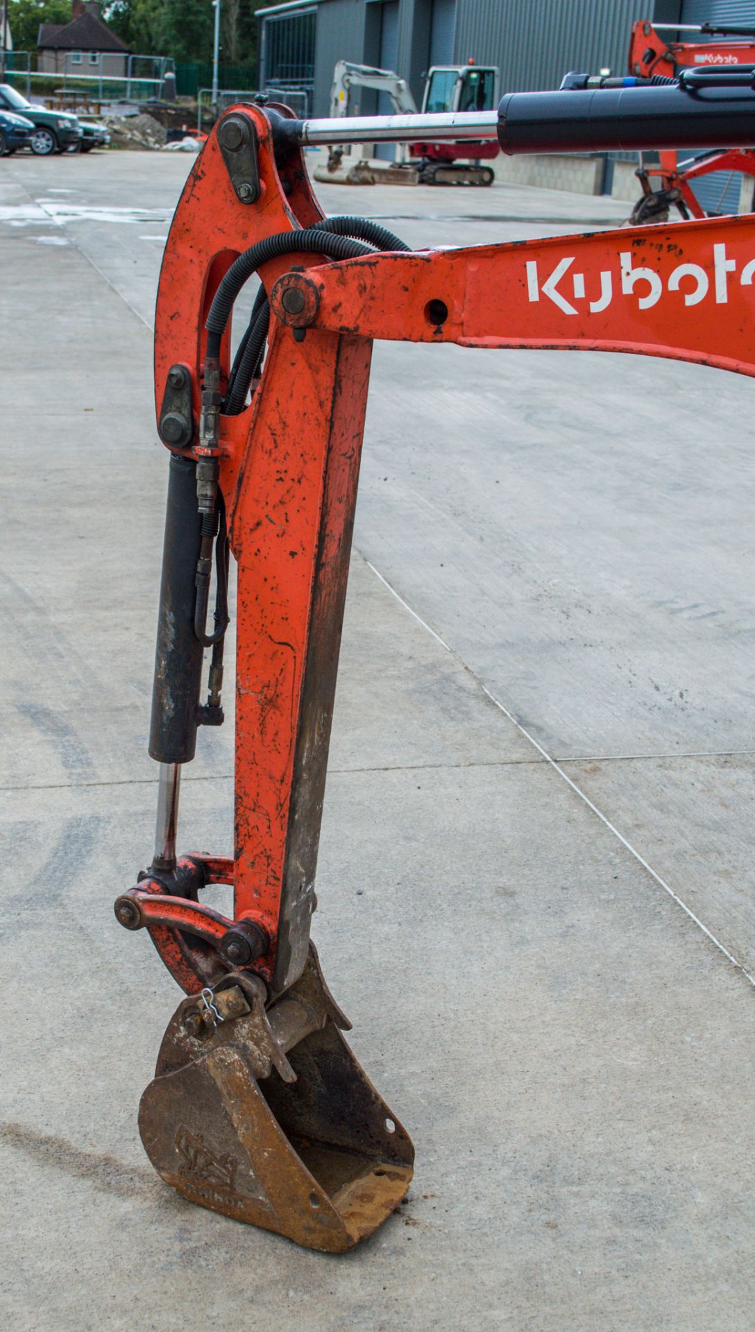 Kubota KX016-4 1.6 tonne rubber tracked excavator Year: 2013 S/N: 56652 Recorded Hours: 3393 c/w - Image 11 of 16