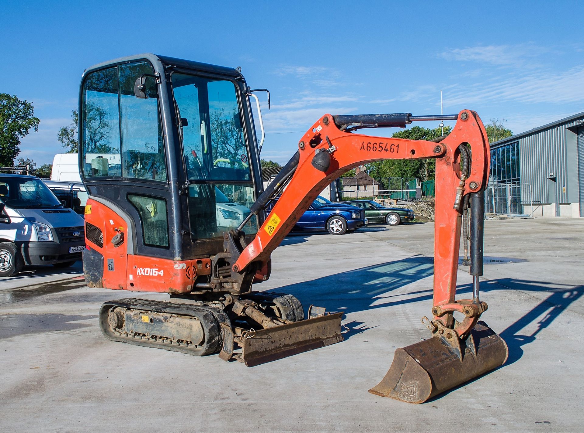 Kubota KX016-4 1.5 tonne rubber tracked mini excavator Year: 2015 S/N: 58688 Recorded Hours: 1736 - Image 2 of 19